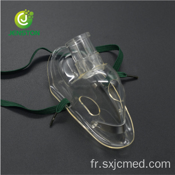 Masque médical jetable de tube de nébuliseur de PVC